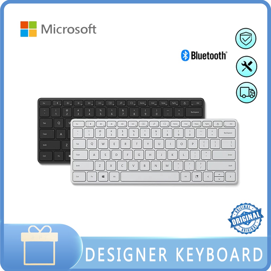 Microsoft Designer Compact Keyboard Compact Keyboard Wireless US 288 g  Wireless