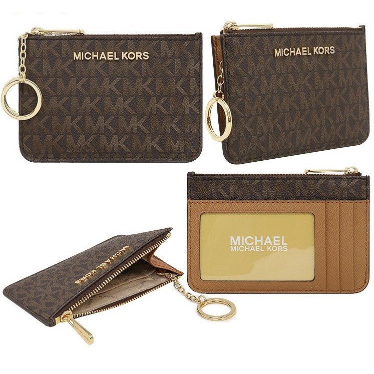 SALE!!! Michael Kors Jet Set Travel Coin Pouch/Wallet with Key Ring |  Shopee Philippines
