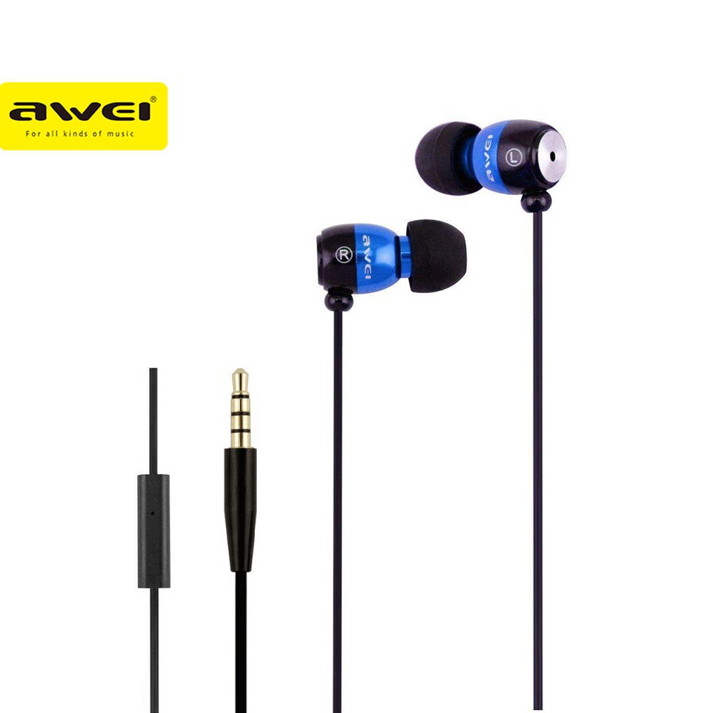 Awei Q38i InEar Headset 3.5mm Wired Extra Bass Power High Performance