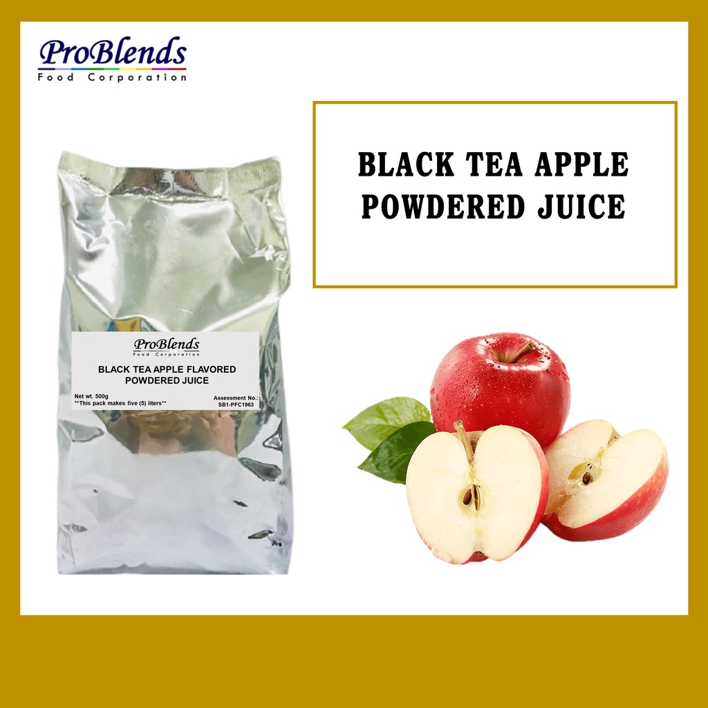 Black Tea Apple Flavored Powdered Juice 500g 300g Shopee Philippines