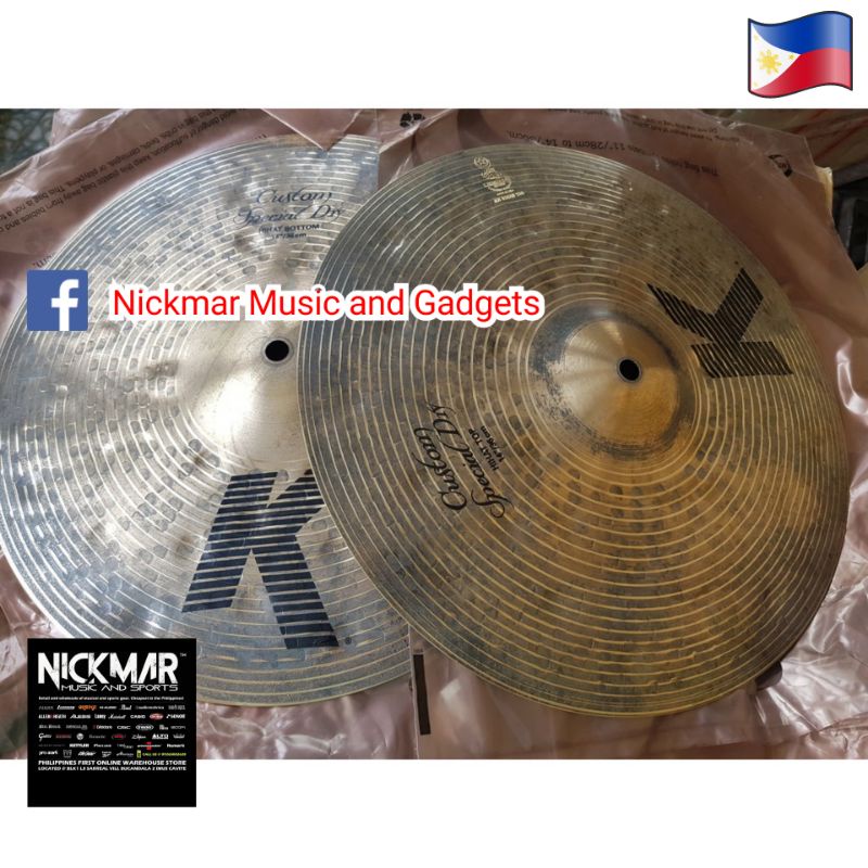 Zildjian K custom special dry hihat 14 cymbals cymbal | Shopee