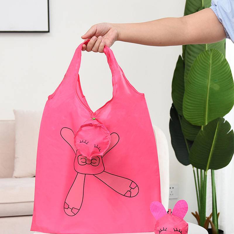 Eco Friendly Foldable Shopping Bag Cartoon Reusable Shoulder Bag