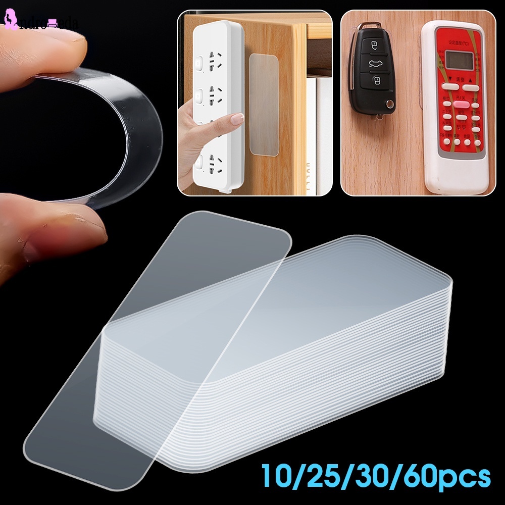 10/25/30/60Pcs Super Strong Double Sided Adhesive Tape Self Adhesive ...