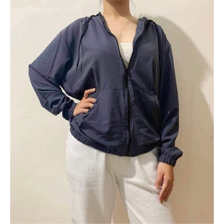 Unisex Taslan windbreakers jacket with Hood zip Shopee Philippines