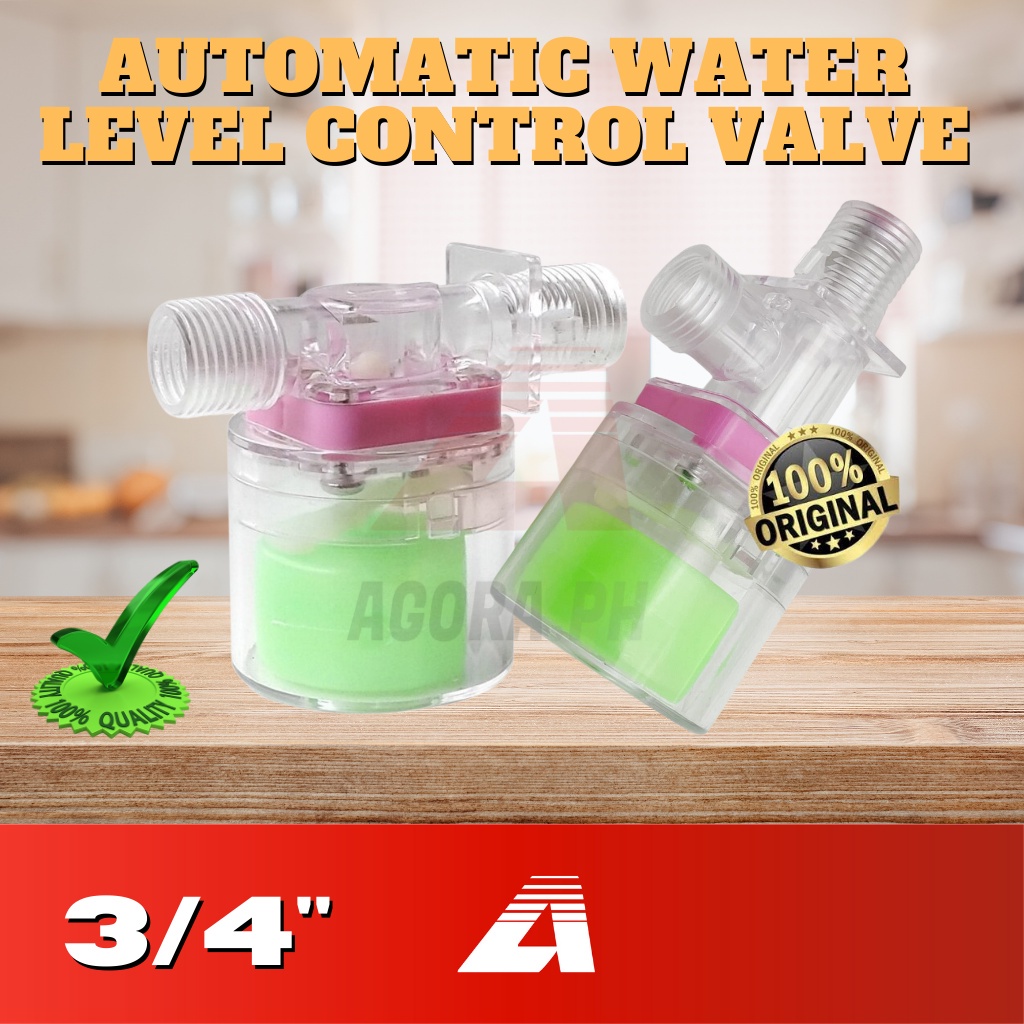 Original Automatic Water Level Control Valve 3/4 inch, Vertical or