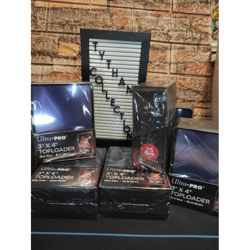 nba cards Ultra-Pro 25pcs. Toploader Black Border | Shopee Philippines