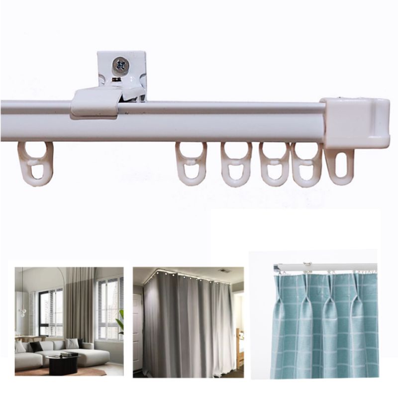 New Arrival Rod Adjustable Ceiling-Mounted Curtain Track with Hooks New ...