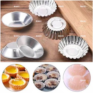 8pcs Muffin Cake Pan, Silver Aluminum Cupcake Pan, For Baking