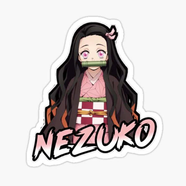 Anime Stickers / Kamado Nezuko Demon Slayer Anime Sticker / Laminated ...