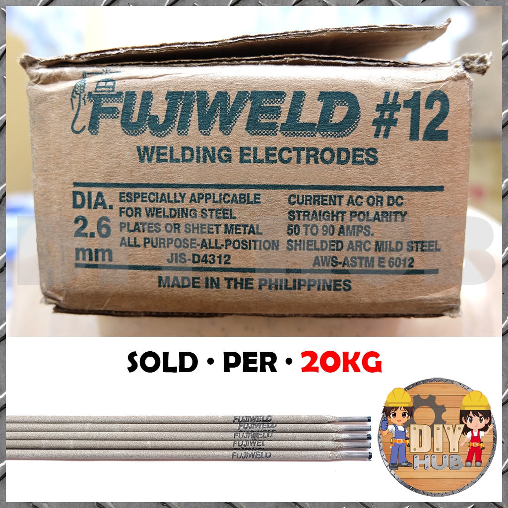 (20KG) FUJIWELD Welding Rod E6011 / E6012 / E6013 / E7018 Shopee