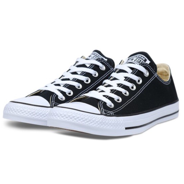 Converse chuck taylor low cut black sale