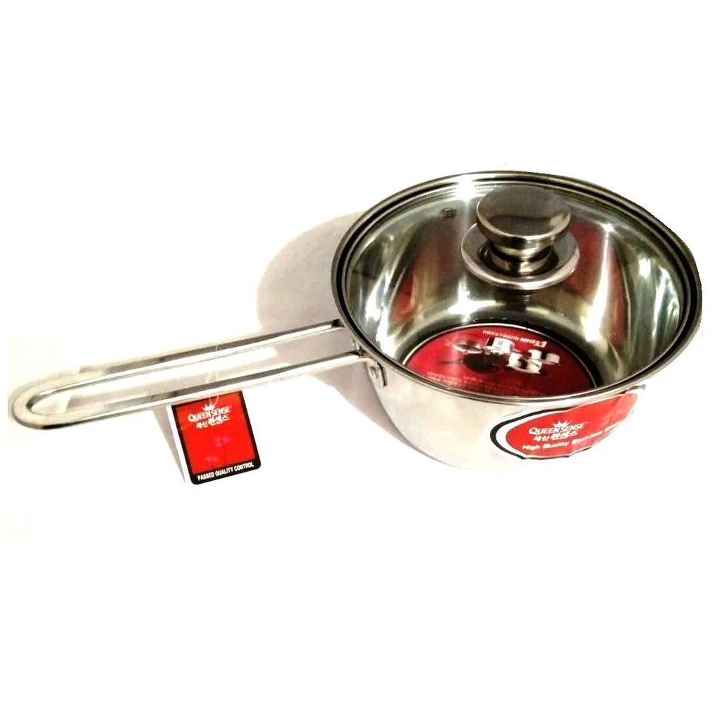 QUEEN SENSE Premium Cookware Casserole Pan 16cm + 20cm with Lid ...