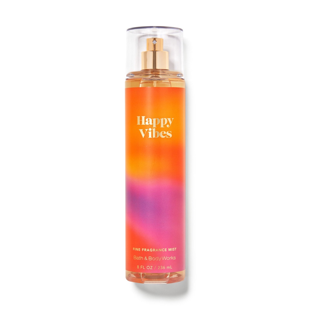 Bath and Body Works Happy Vibes Fine Fragrance Mist 236mL Shopee