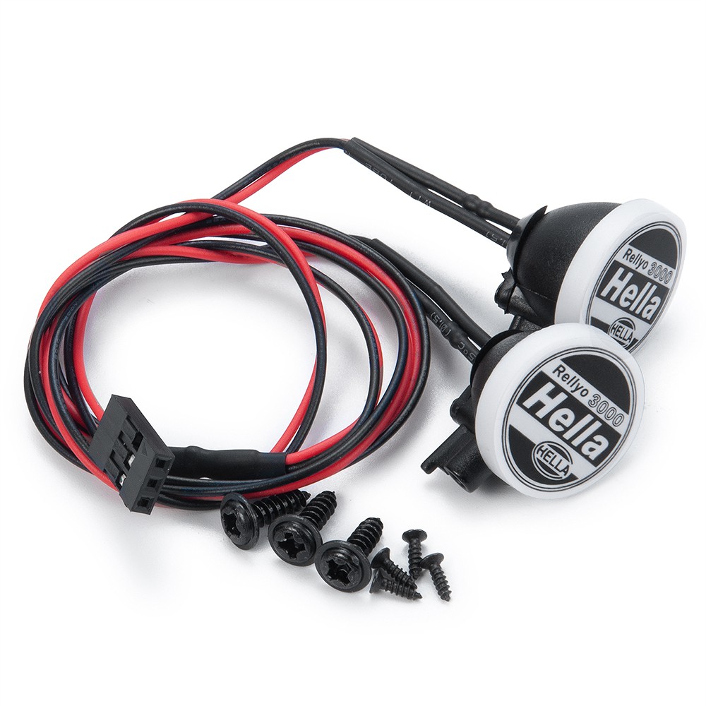 2pcs Round LED Lights, With forTRX-4 Axis SCX10 Tamiya CC01 D90 TF2 1: ...