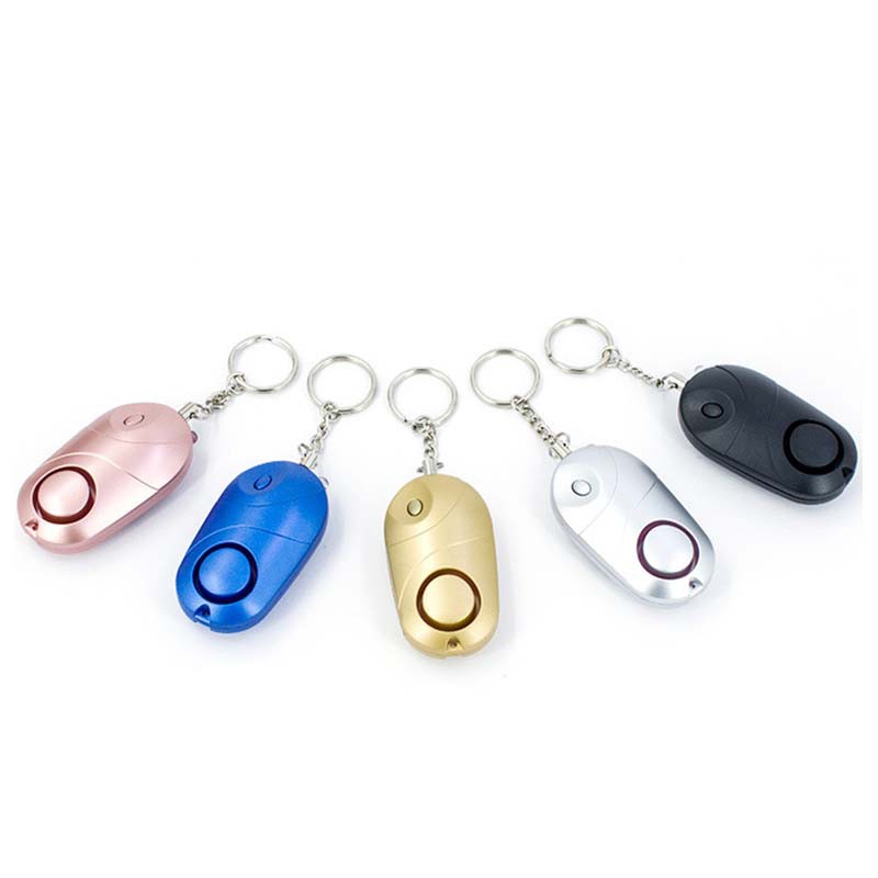 130dB Anti Theft Personal Egg Shape Alarms Keychain SelfDefense SOS ...