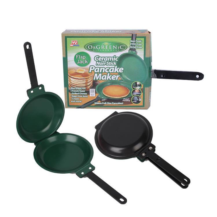 Double-sided Flip Frying Pan Ceramic Nonstick Pancake Maker