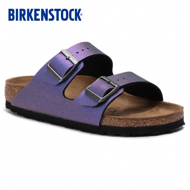 Birkenstock arizona metallic store violet