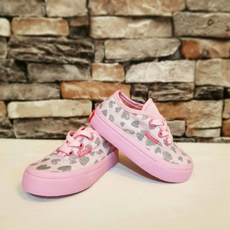 Girls on sale pink vans