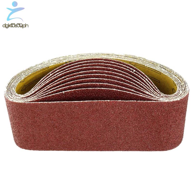 3 x 21 A/O Sanding Belt 80 Grit, 10 pk. - Industrial, Inc