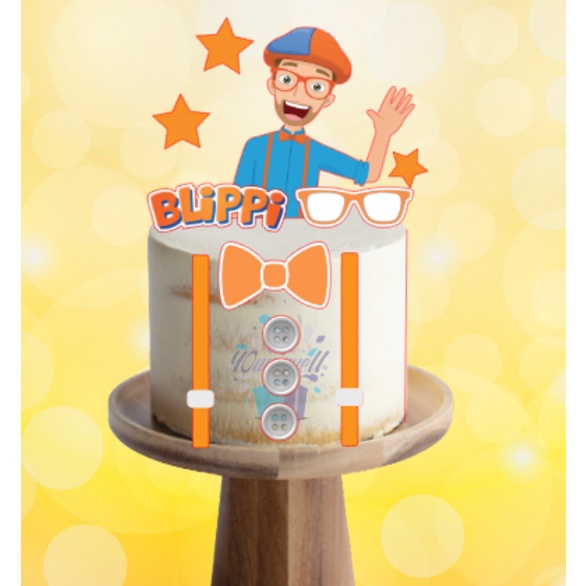 Blippi Cake Topper (printed set) | Shopee Philippines