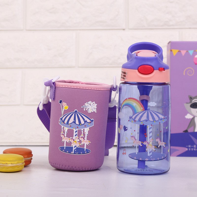 【TH.Baby】Children's Straw Cup Cartoon Cute Bottle Kids Tumbler with ...