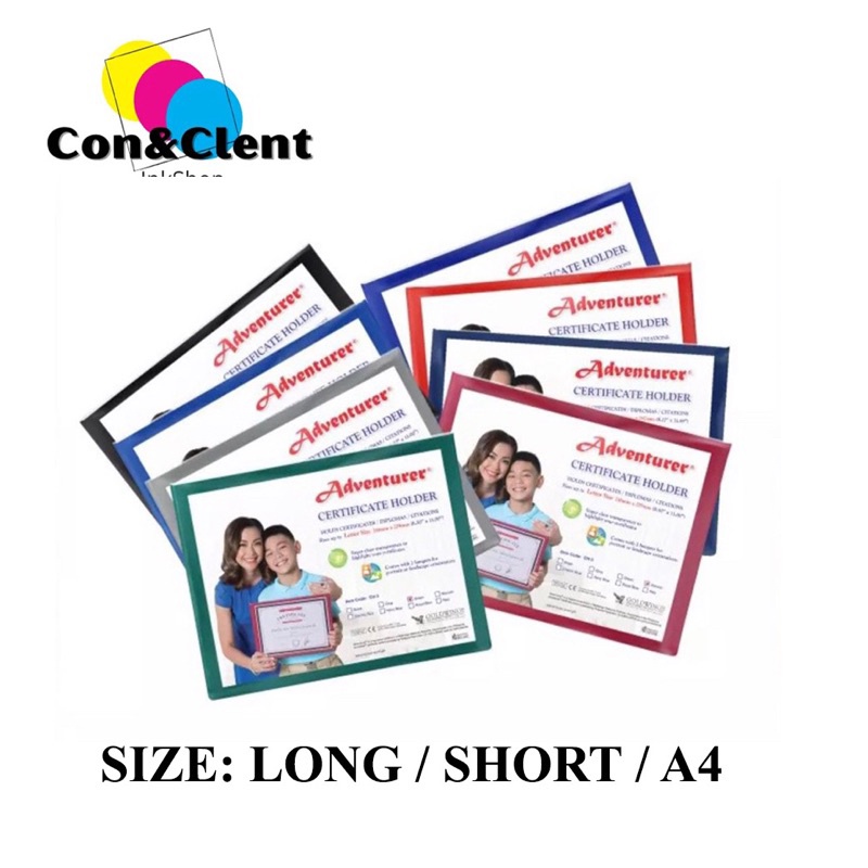 Certificate holder A4, short and Long size (50pcs per box) Shopee