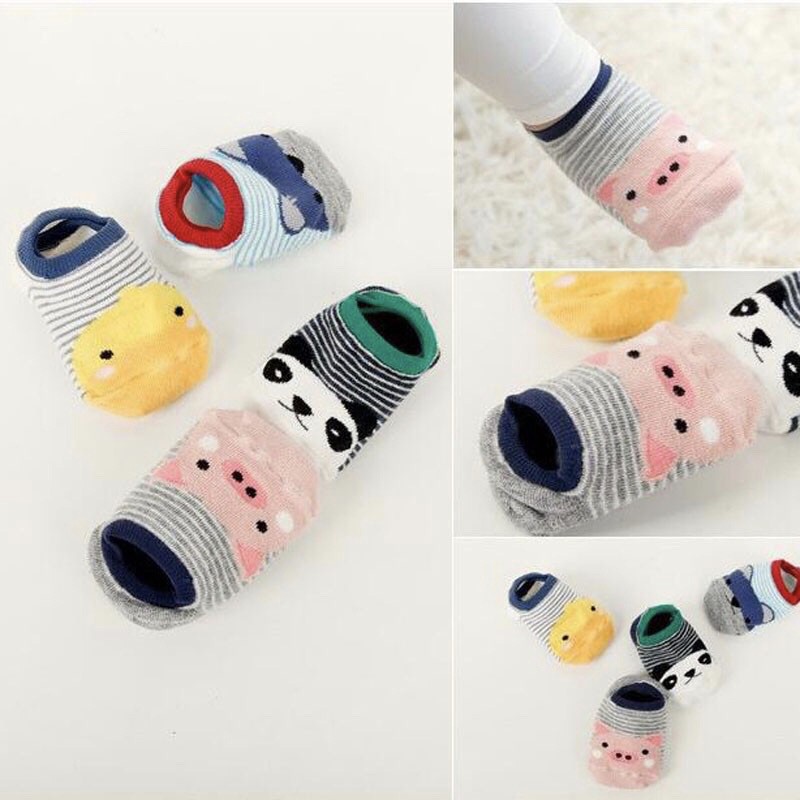 Newborn Baby Kid Toddler’s Cute Cartoon Booties Anklet Socks | Shopee ...