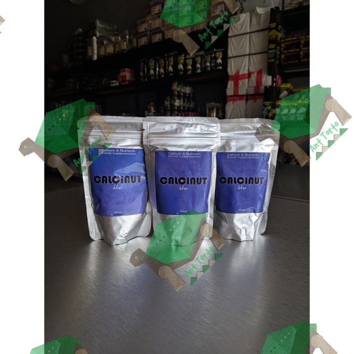 Calcinut Blue Reptile Calcium Nutrients Complete Gecko Reptile Calcium ...