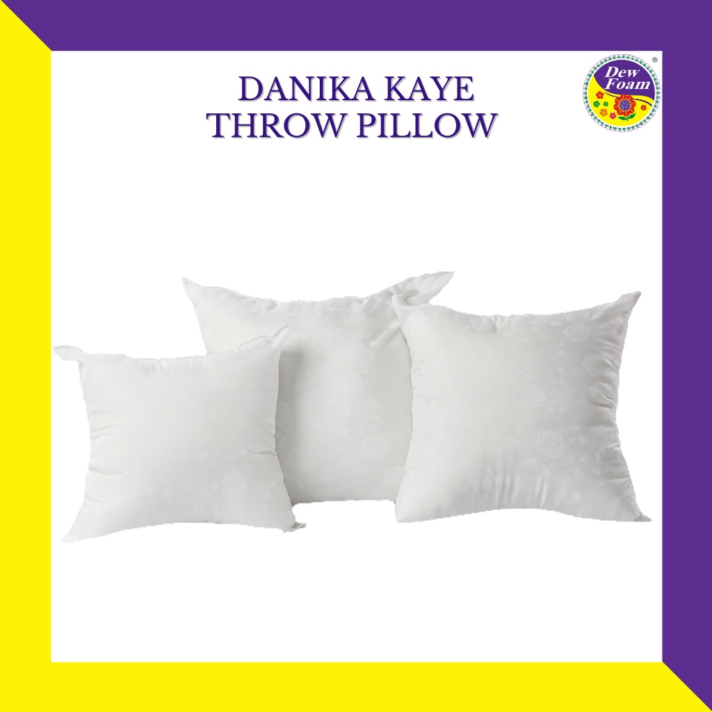 Danika Kaye 16x16 Throw Pillow | Dewfoam | Fiber Pillow | Decorative ...