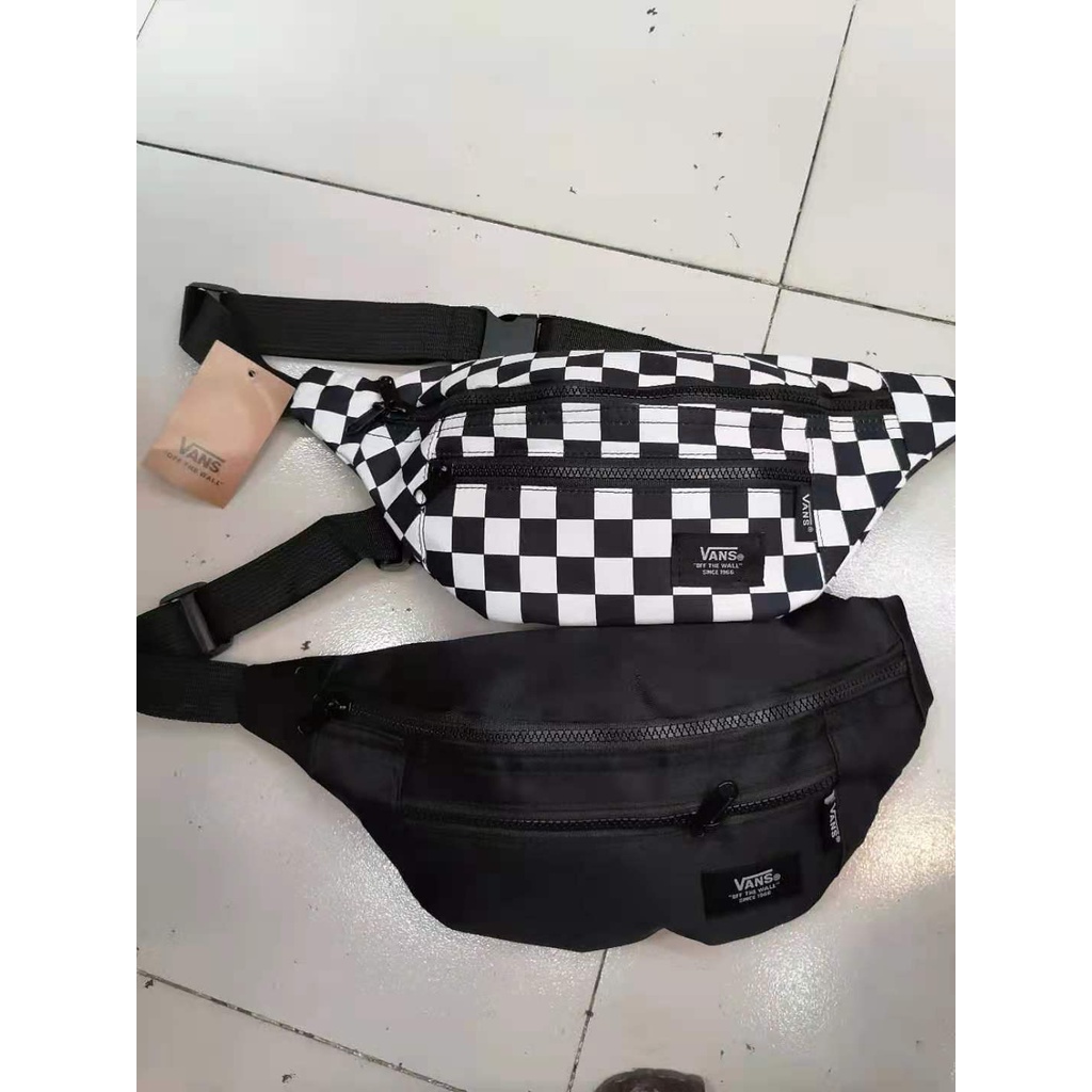 Checkered vans fanny discount pack