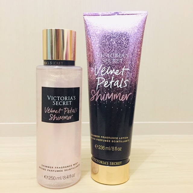 AUTHENTIC Victoria s Secret VELVET PETALS SHIMMER Fragrance Lotion Mist