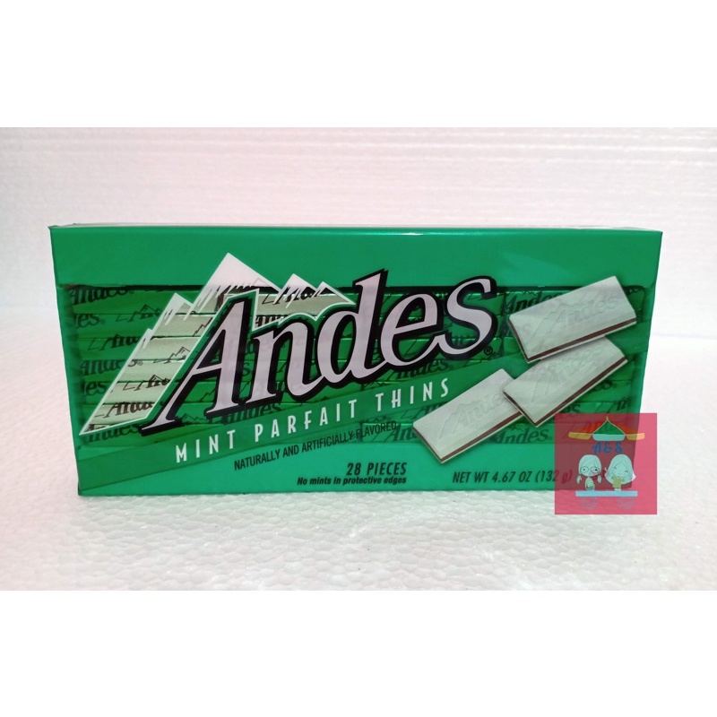 Andes Chocolate Thins 132g, 28 pcs | Shopee Philippines