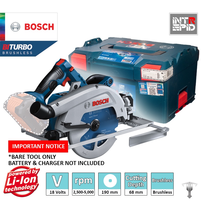 Bosch Gks V Gc Professional V Bi Turbo Brushless Circular Saw