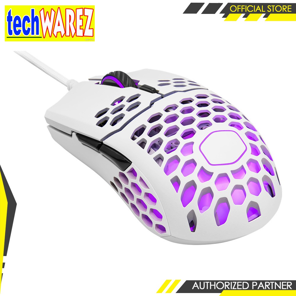 Cooler Master Mm711 Gaming Mouse Omron Switches / 60g Ultra Weave Cable ...