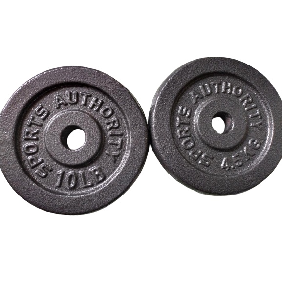 10LBS X 2PES Sport Authority Dumbell Barbell Plates. Shopee Philippines