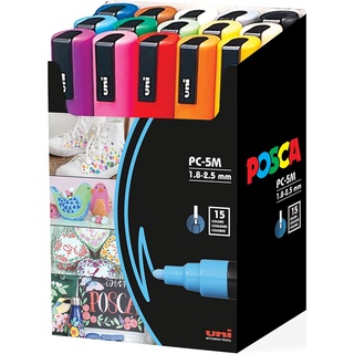 Uni Posca Paint Markers Set of 8, 12