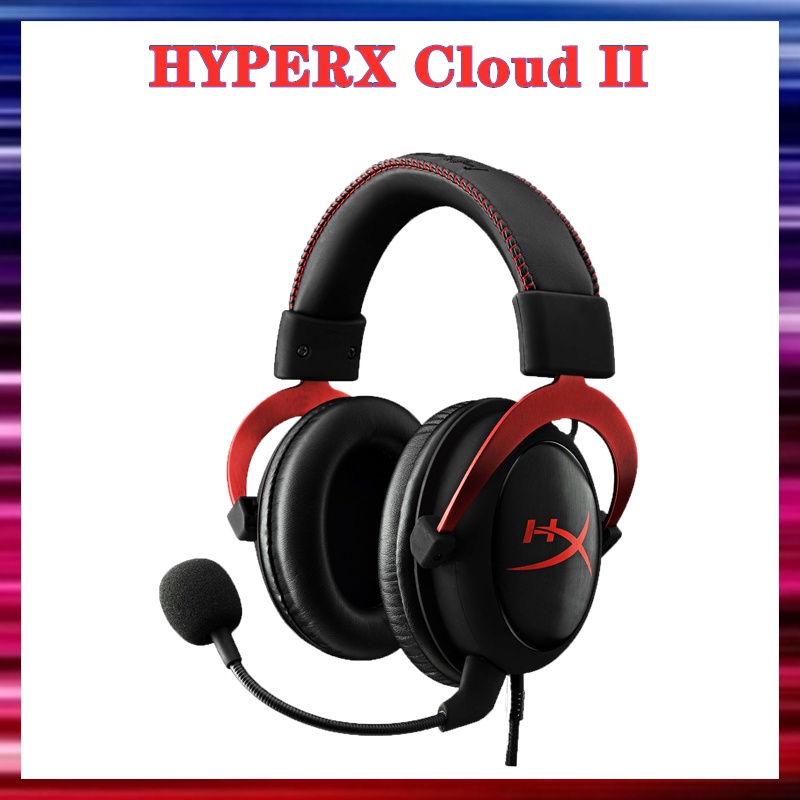 HyperX Cloud II - Gaming Headset, 7.1 Surround Sound, Memory Foam Ear ...