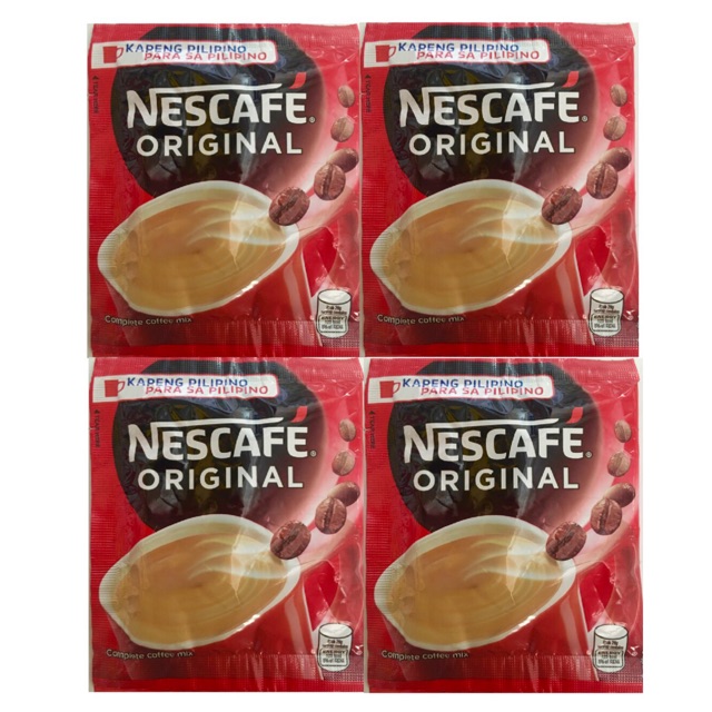 Nescafe original 26grams sachet complete coffee mix by 10s Shopee