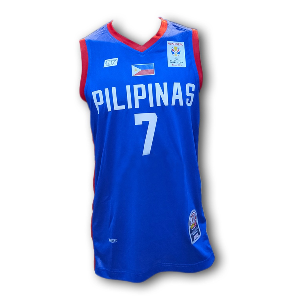 Universidad UTB William #7 Gilas Pilipinas 2018 Sando Royal Blue Men's ...