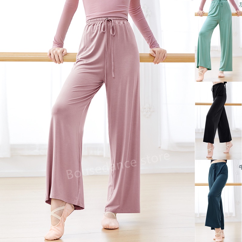 Women Dance Loose Pants Modal Ballet Classical Dancing Practice Pants Yoga  Jogging Adults Gym Modern