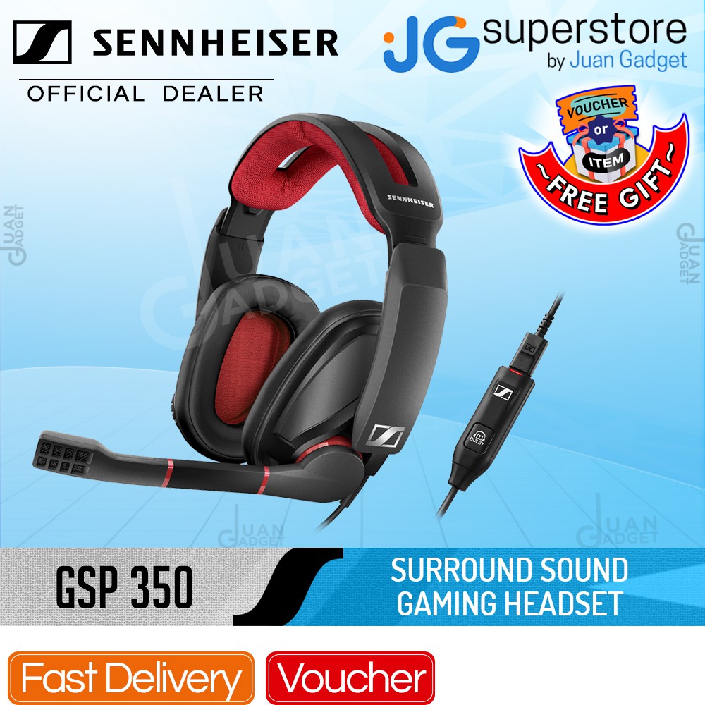 Sennheiser gsp 350 pc gaming best sale headset with dolby 7.1 surround sound