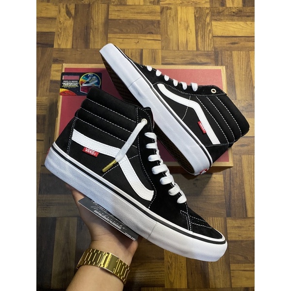 Vans sk8 hi pro black and white Shopee Philippines