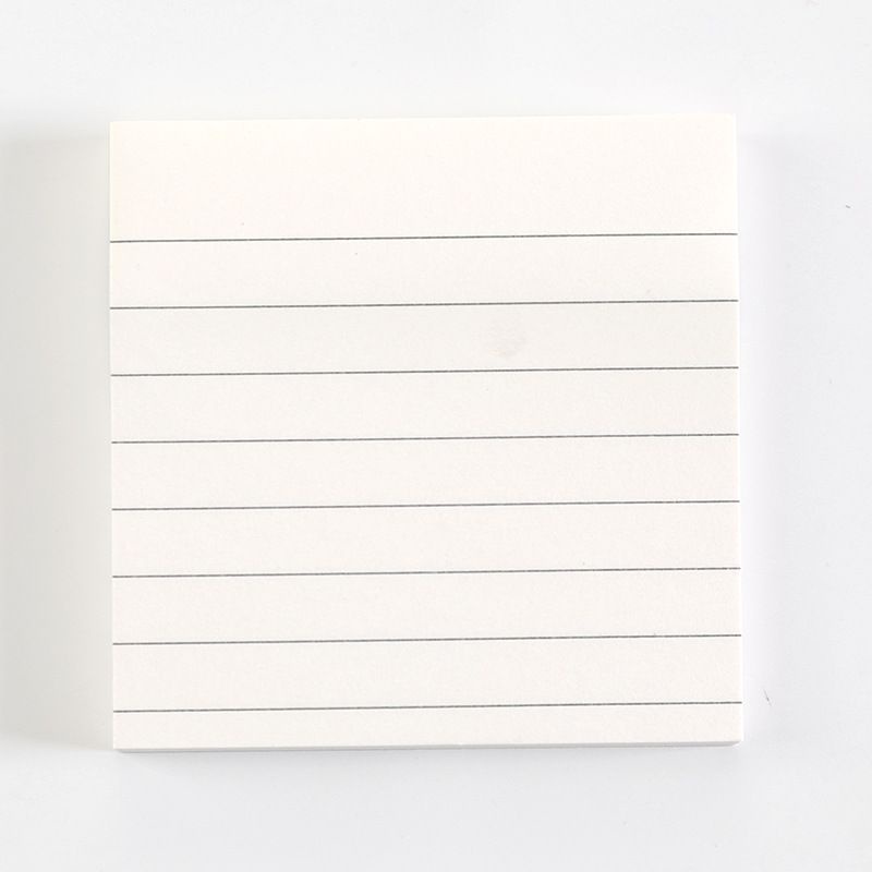 dmw Minimalist Sticky Notes grid/lined/blank note paper school office ...