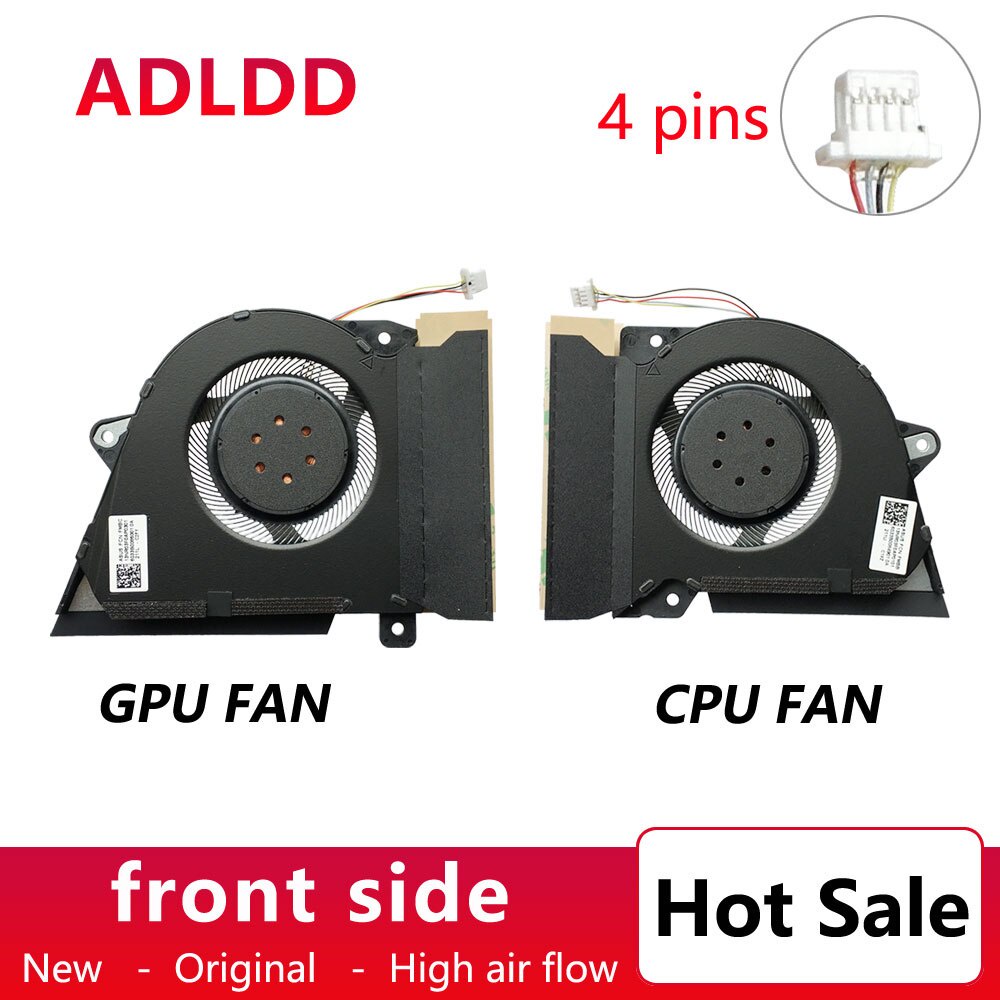 RAKSTORE Replacement Laptop CPU Cooling Fan compatibile con ASUS ROG Zephyrus G14 GA401I GA401IV GA401IU GA401IH GA401II Cooler Fan (CPU Fan