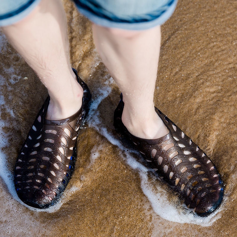 Colours Aqua Shoes New Non-Slip Shoes Men's Beach Shoes Korean Fashion  Wading River Sandals Men Women Swimming Shoes