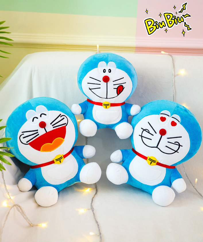 Doraemon Doraemon Doraemon Doraemon Doll Doraemon Pillow Sitting