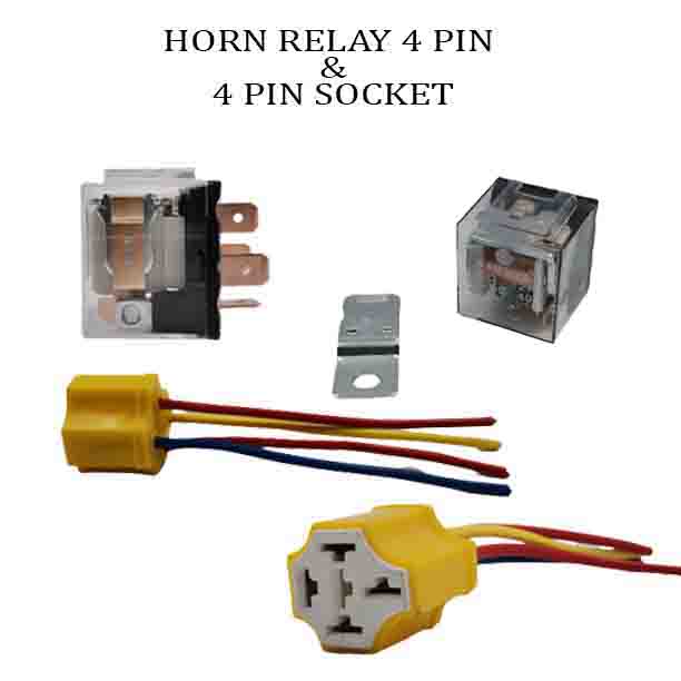 E.G otorcycle Accessories 12V Set Transparent Horn Mini Driving Light