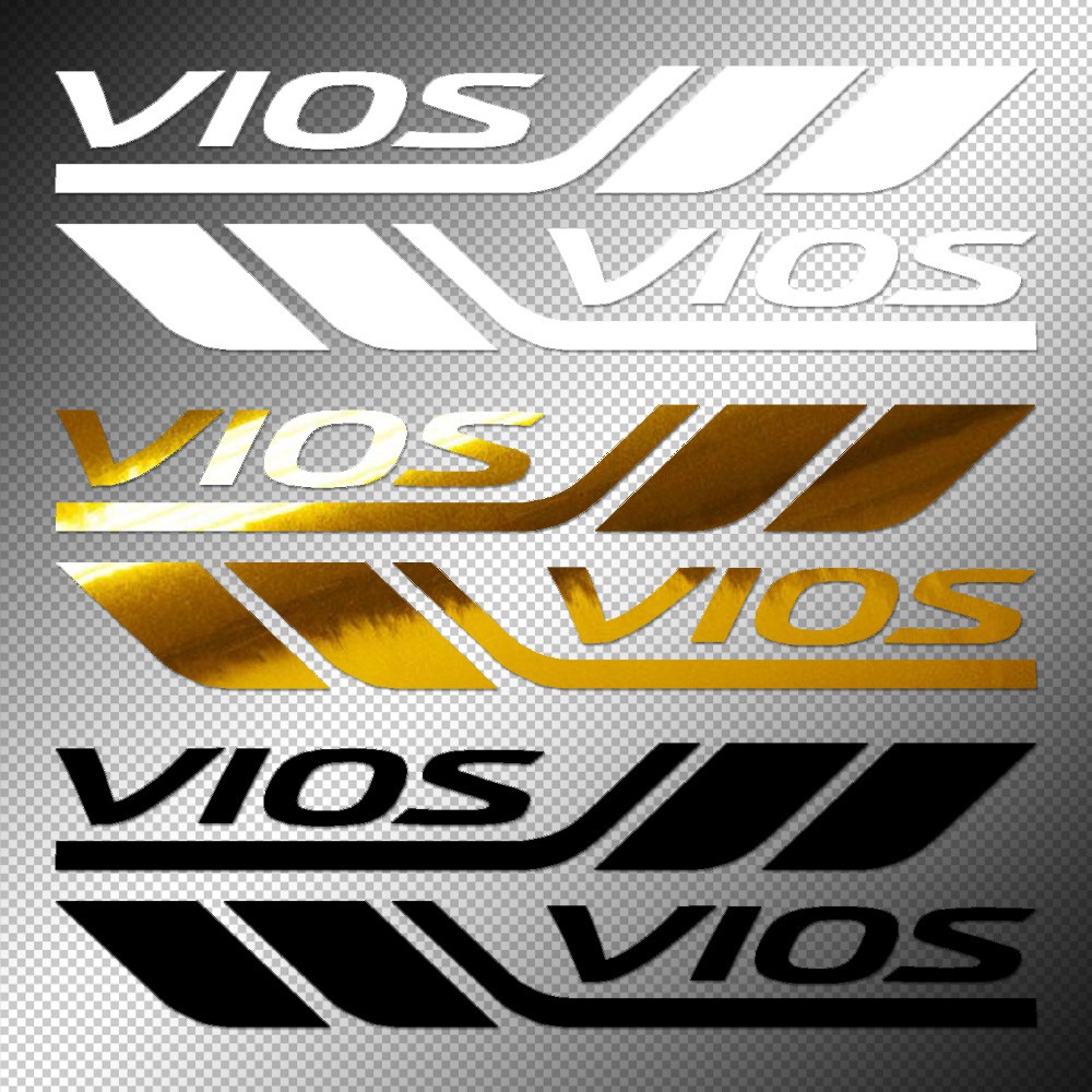 Stickers | 2x Toyota Vios | Racing | Decals | Stripes | Fairings ...