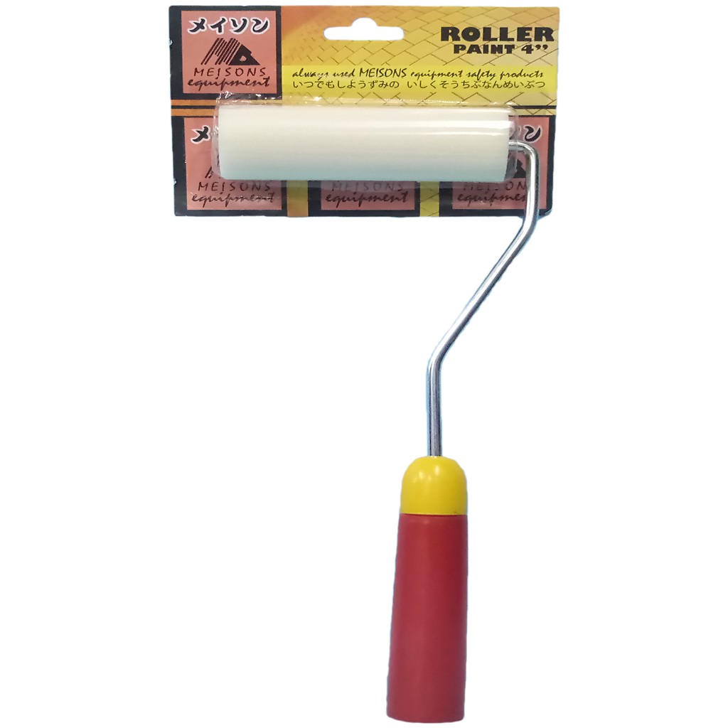 GENERIC BABY ROLLER BRUSH 4" WITH HANDLE ( FOAM TYPE ) ( WITH HANDLE