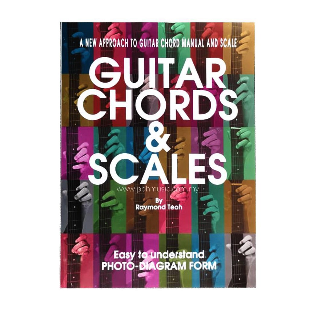 Guitar Chord & Scales Educational Books Guitar Chords Book | Shopee ...